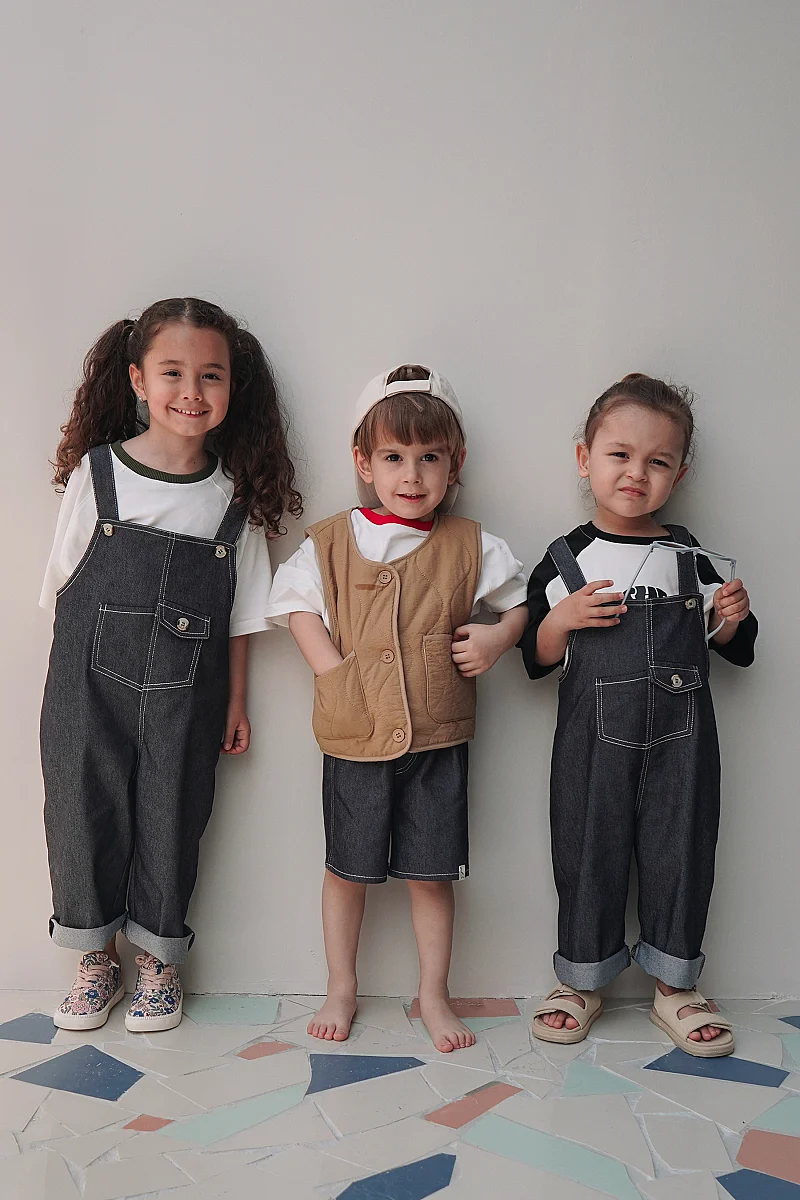 Askılı Kot Tulum Denim - 3