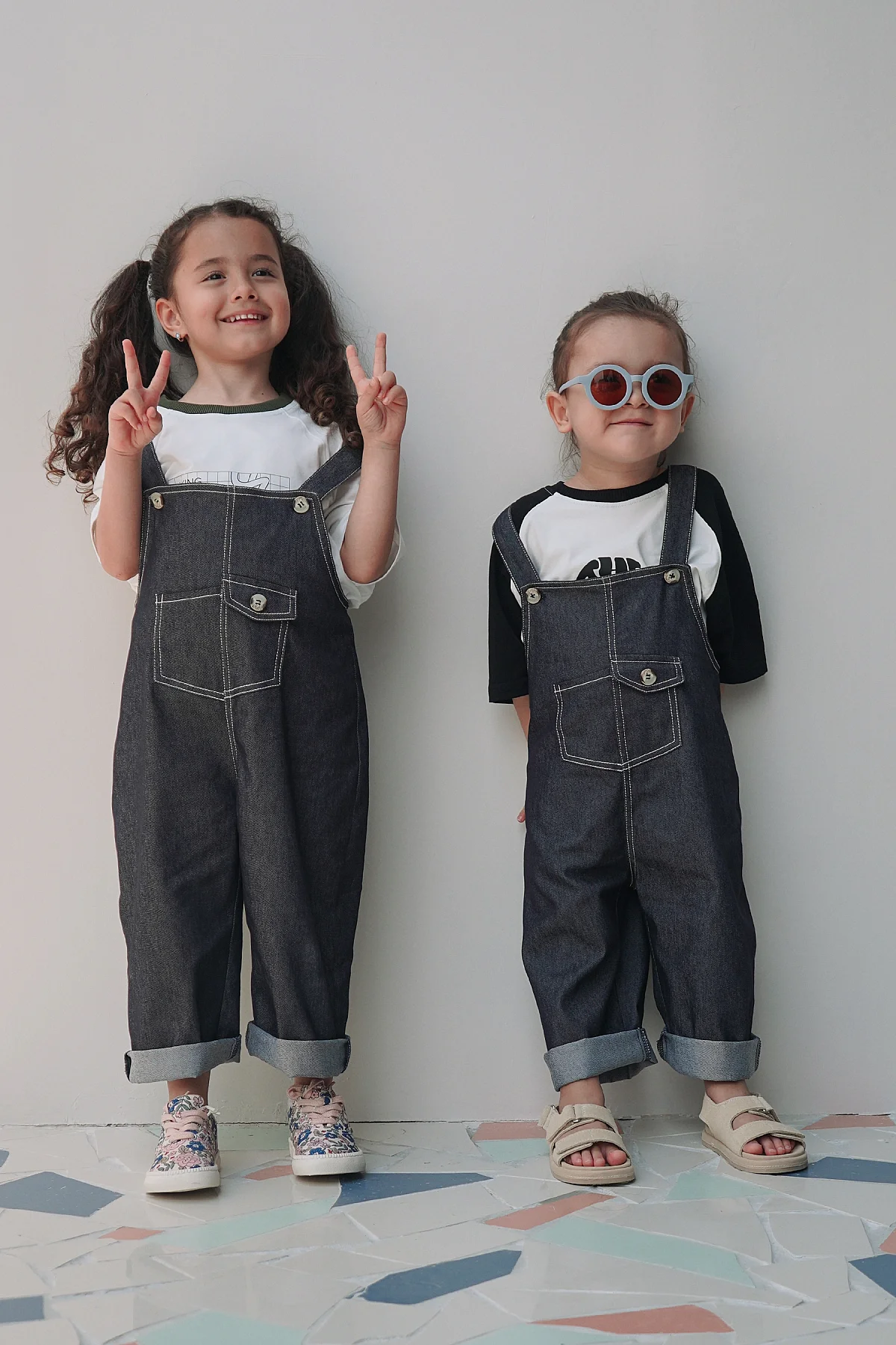 Askılı Kot Tulum Denim - 1