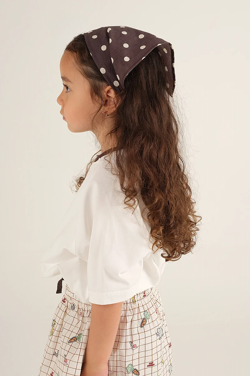 Bandana Puantiye Acı Kahve - 2