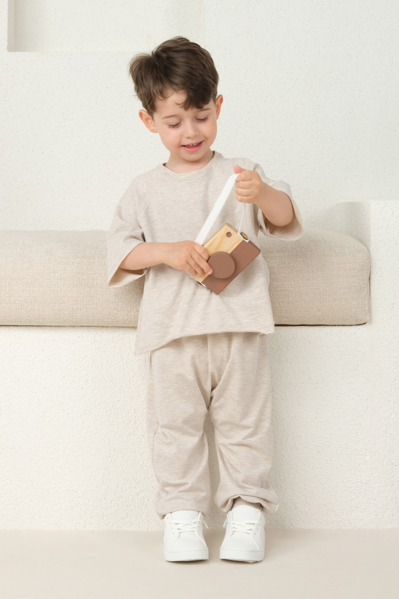 Basic Takım Bebe Kahve - Mioma Kids
