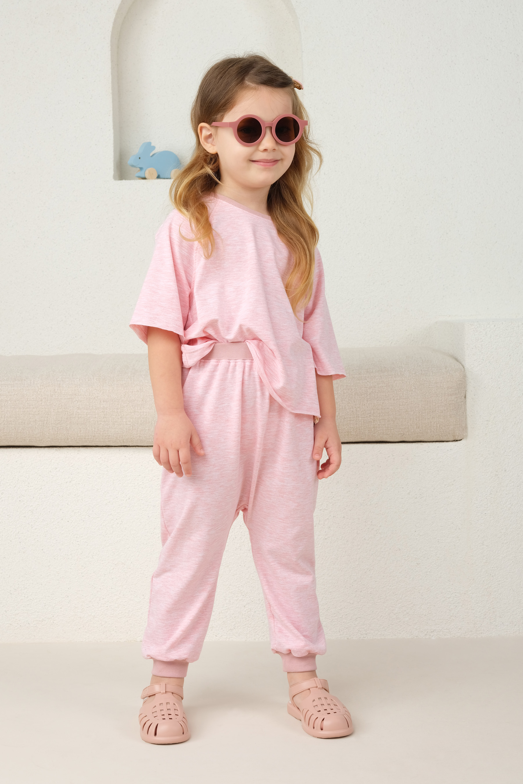 Basic Takım Bebe Toz Pembe - 1