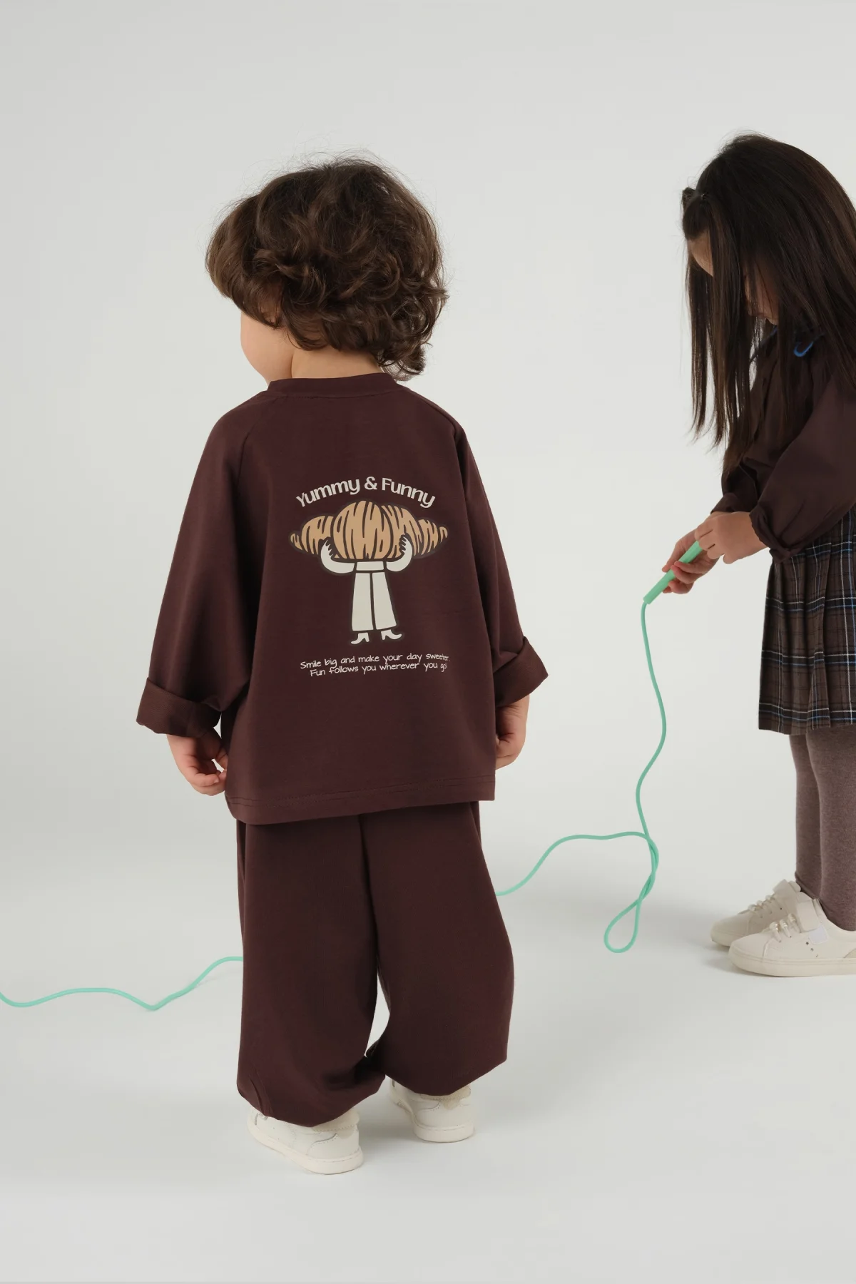 Baskılı Uzun Kollu Tişört Bitter - 1