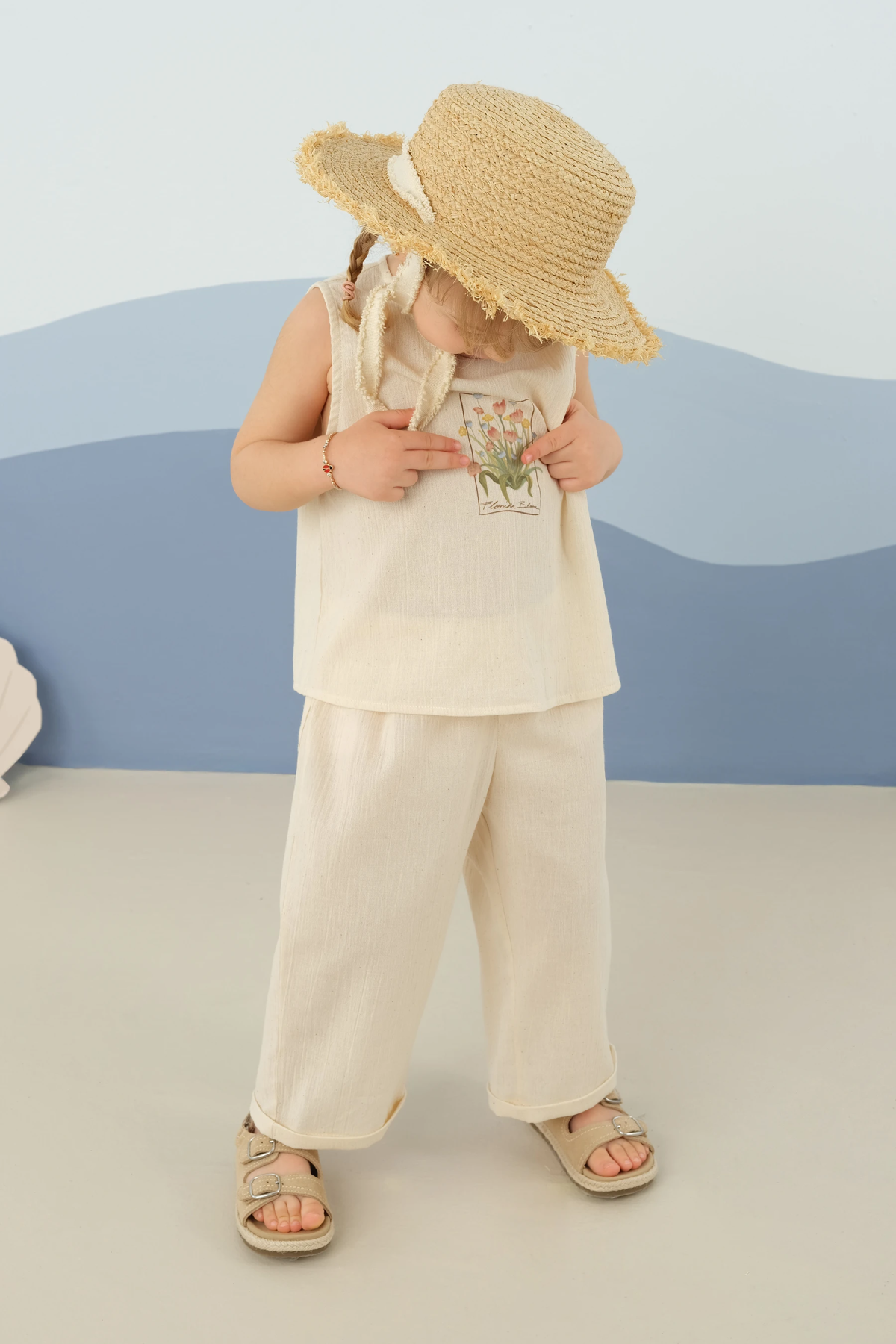 Buldan Kolsuz Bluz Florida Bloom Taş - 4