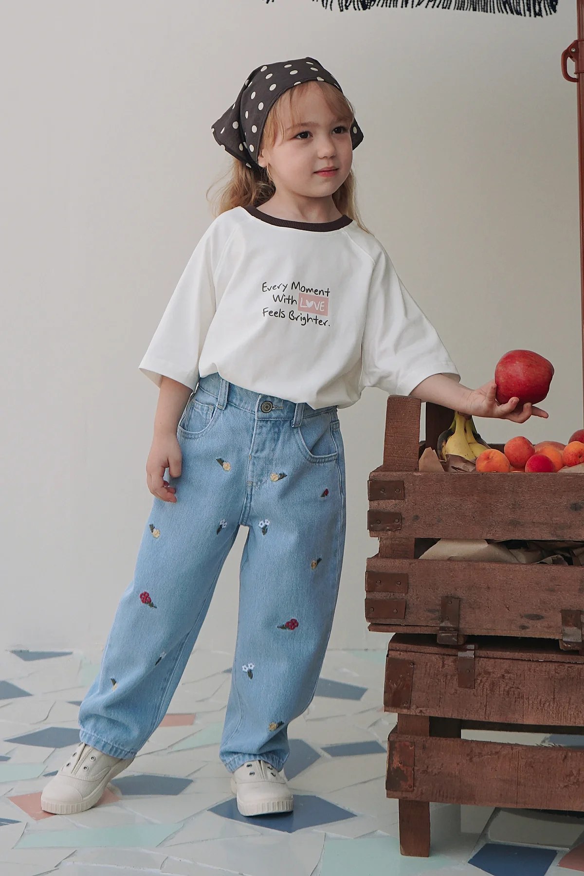 Çiçek Nakışlı Jean - 2