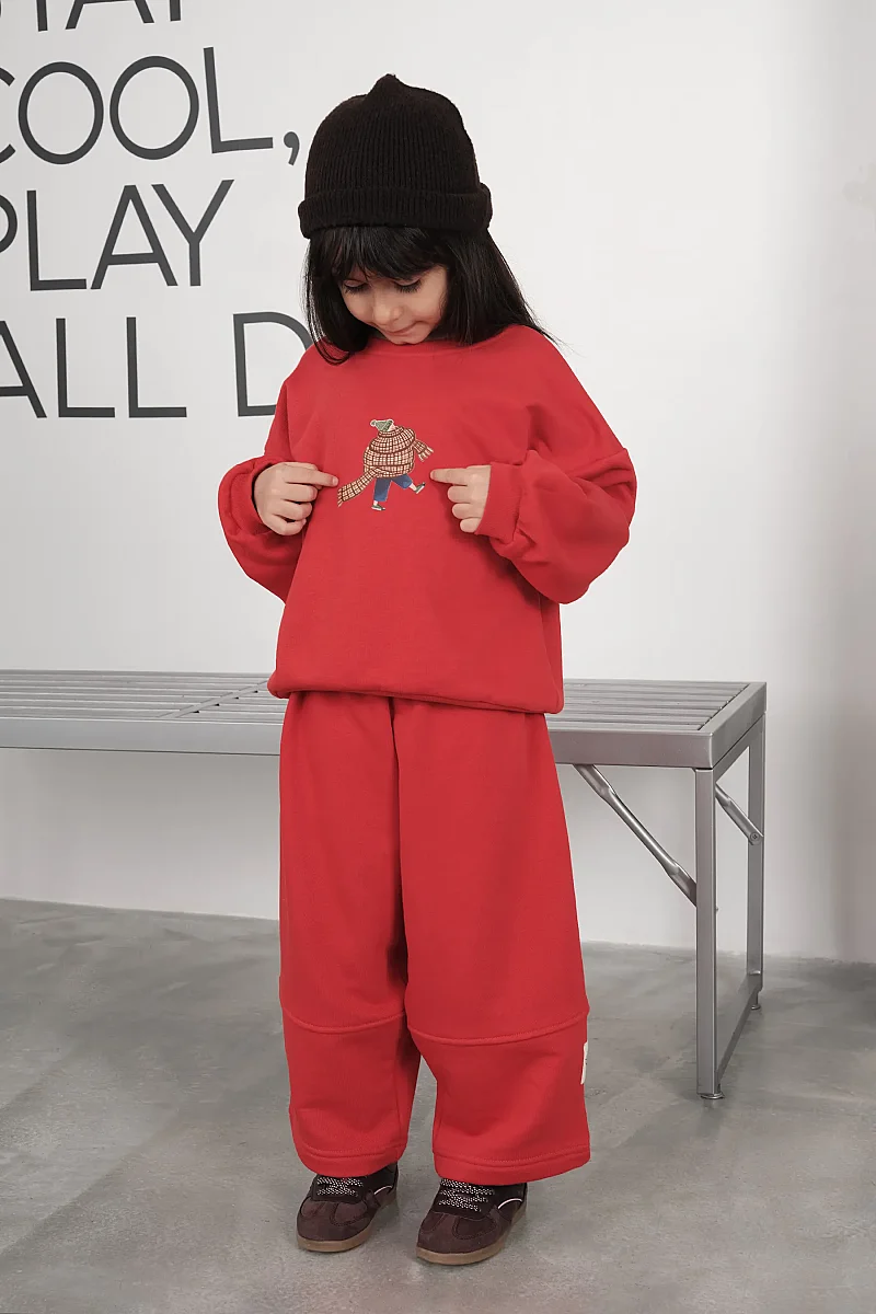 Comfort Sweatshirt Kırmızı - 3