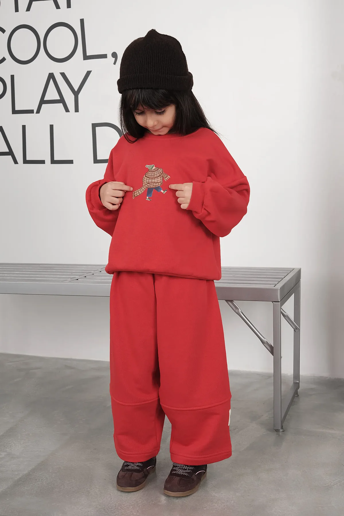 Comfort Sweatshirt Kırmızı - 3