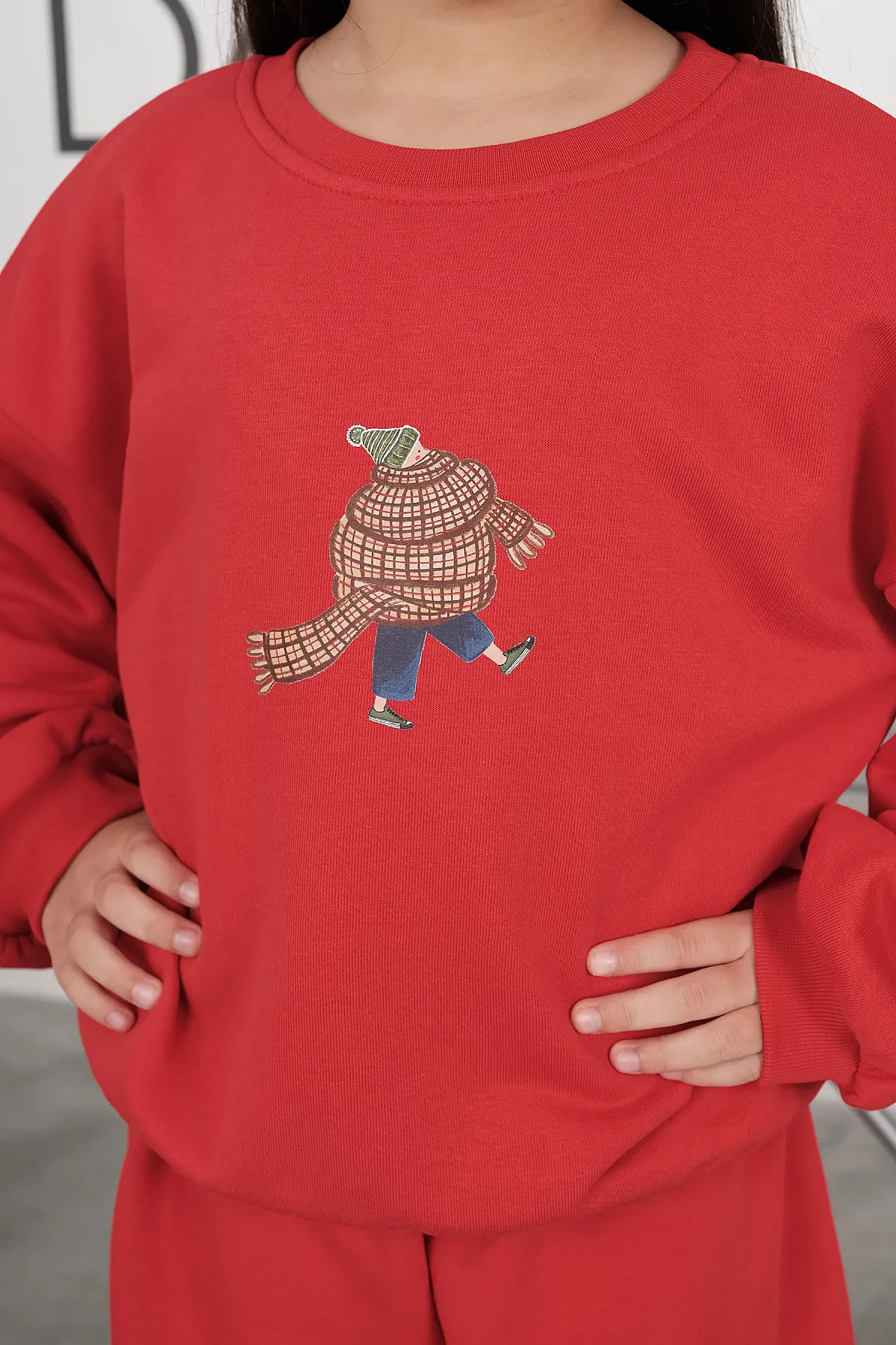 Comfort Sweatshirt Kırmızı - 5