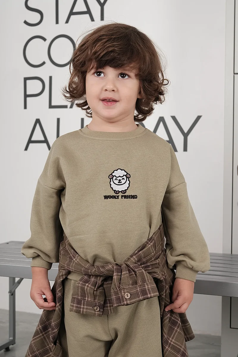 Comfort Sweatshirt Küf Yeşili 