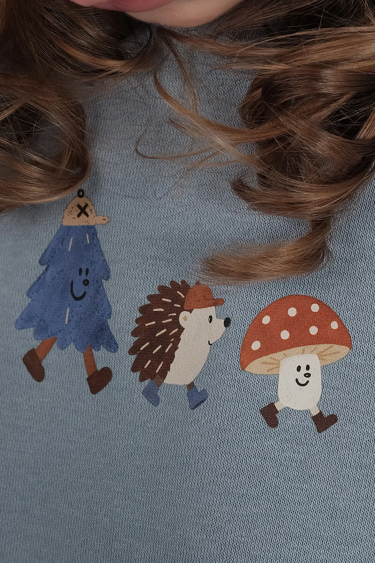 Comfort Sweatshirt Mavi - 7