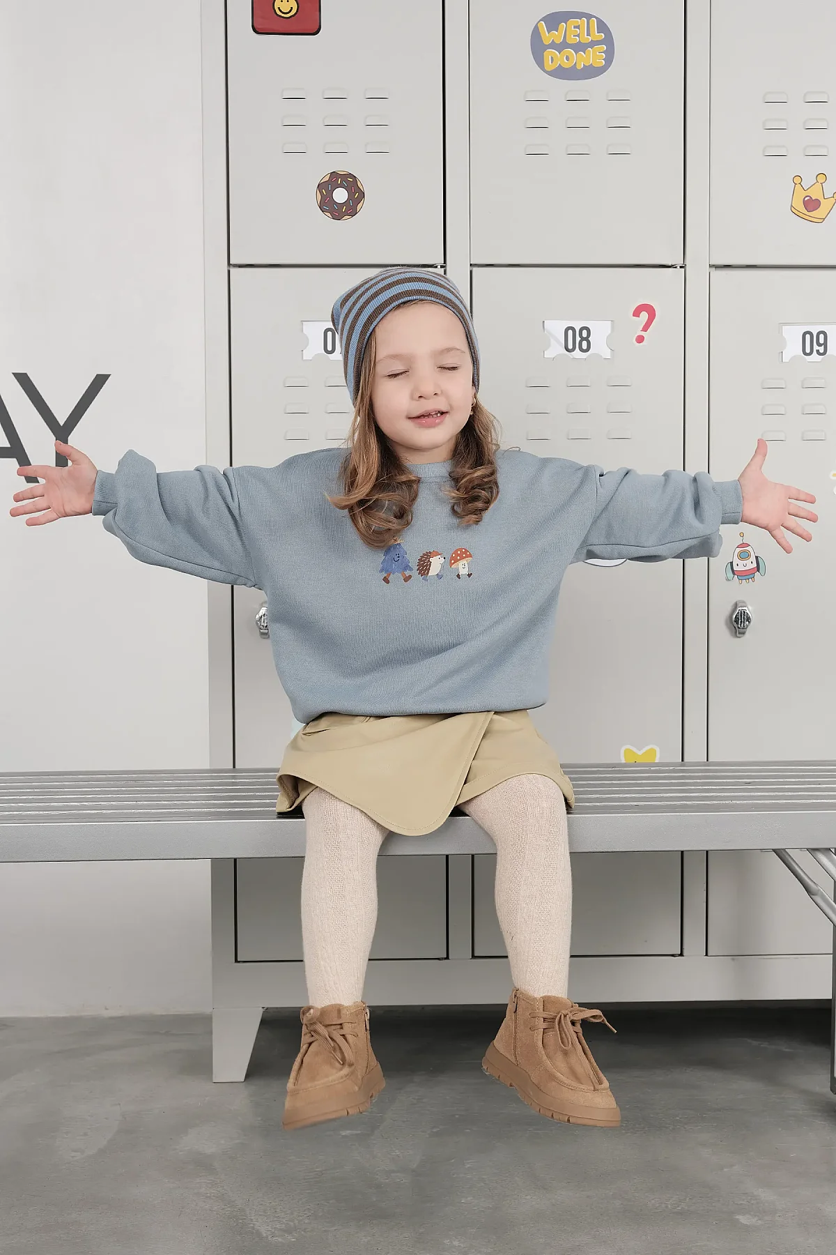 Comfort Sweatshirt Mavi - 3