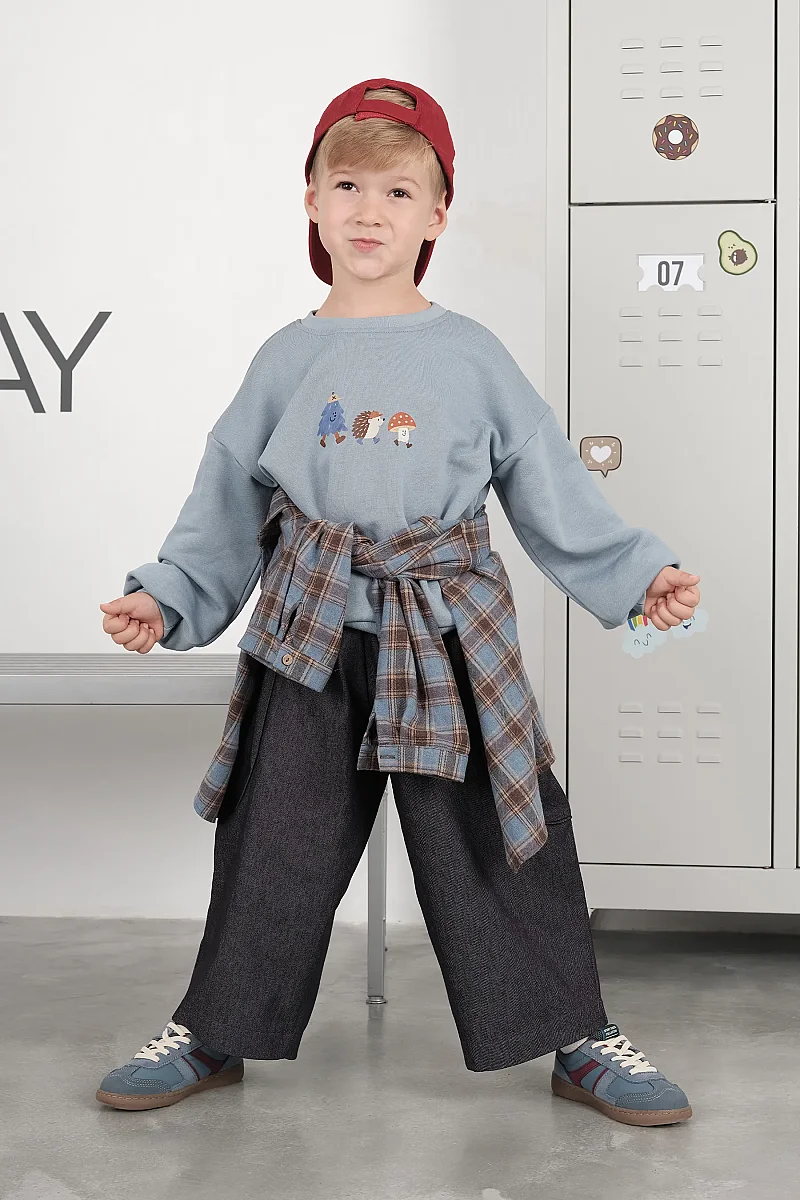 Comfort Sweatshirt Mavi - 2