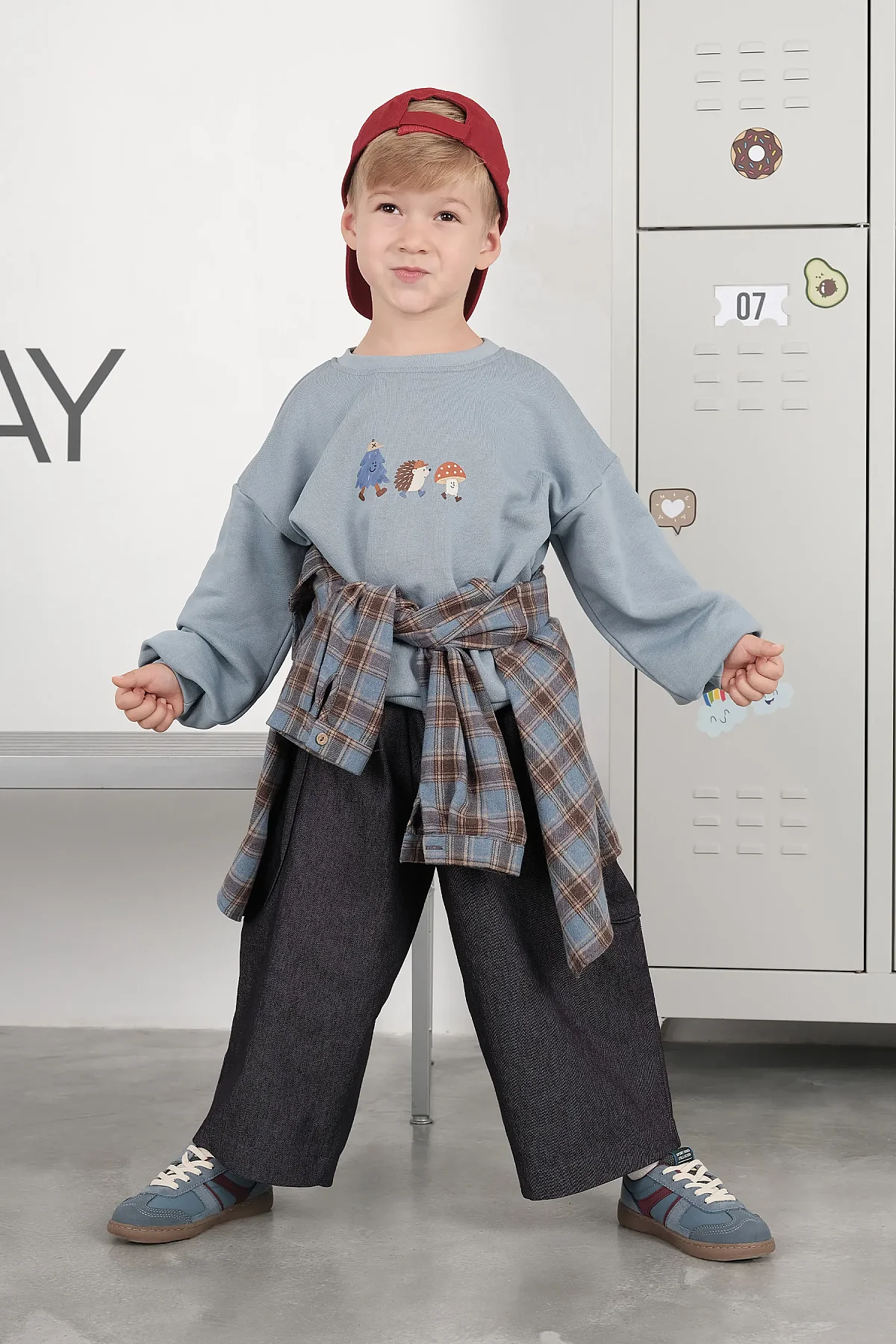 Comfort Sweatshirt Mavi - 2