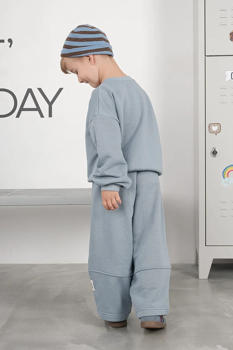 Comfort Sweatshirt Mavi - 5