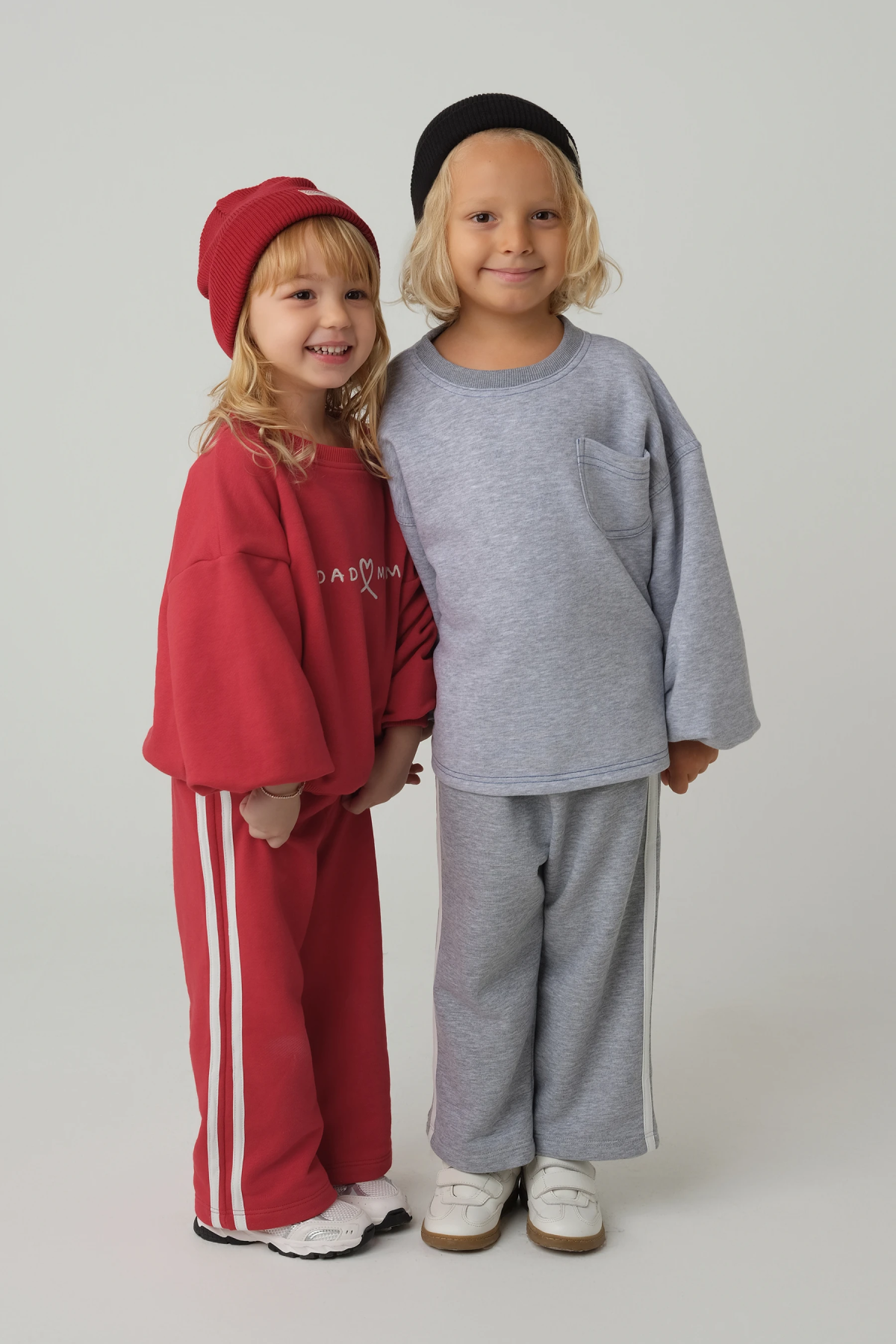 Dad-Mom Sweatshirt Kırmızı - 3