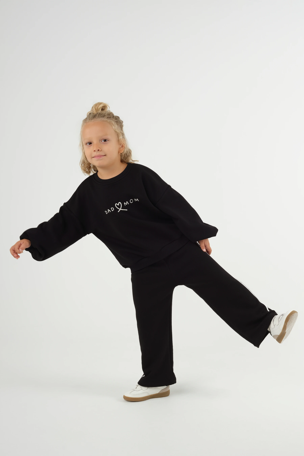 Dad-Mom Sweatshirt Siyah - 2