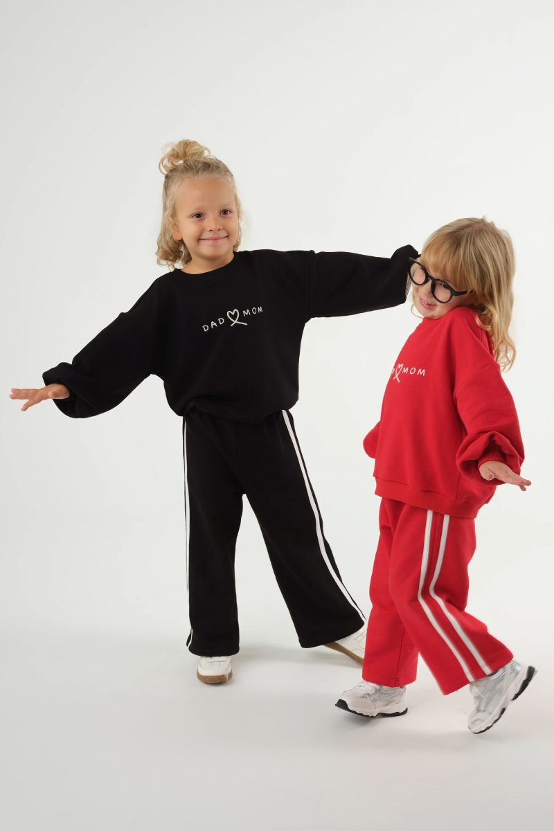 Dad-Mom Sweatshirt Siyah - 3