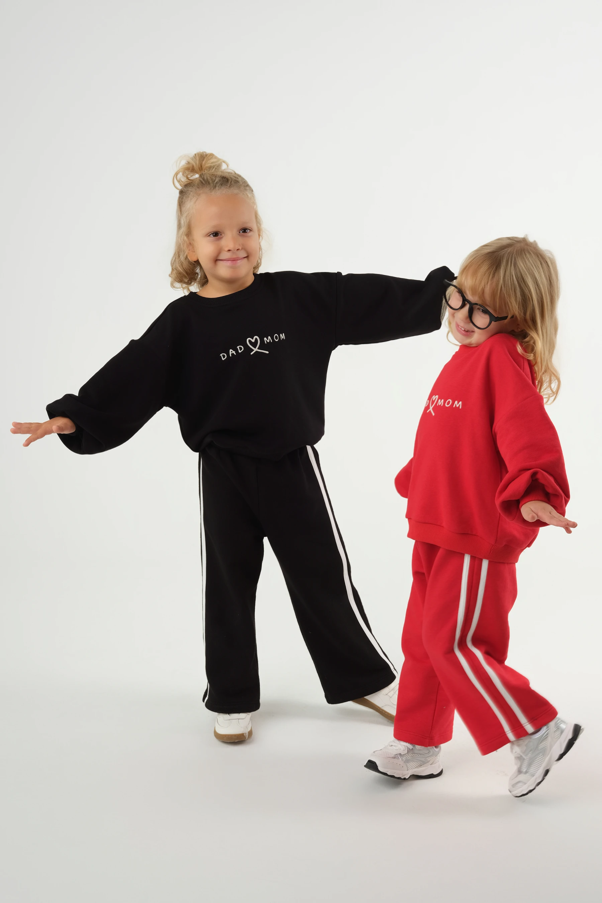 Dad-Mom Sweatshirt Siyah - 3