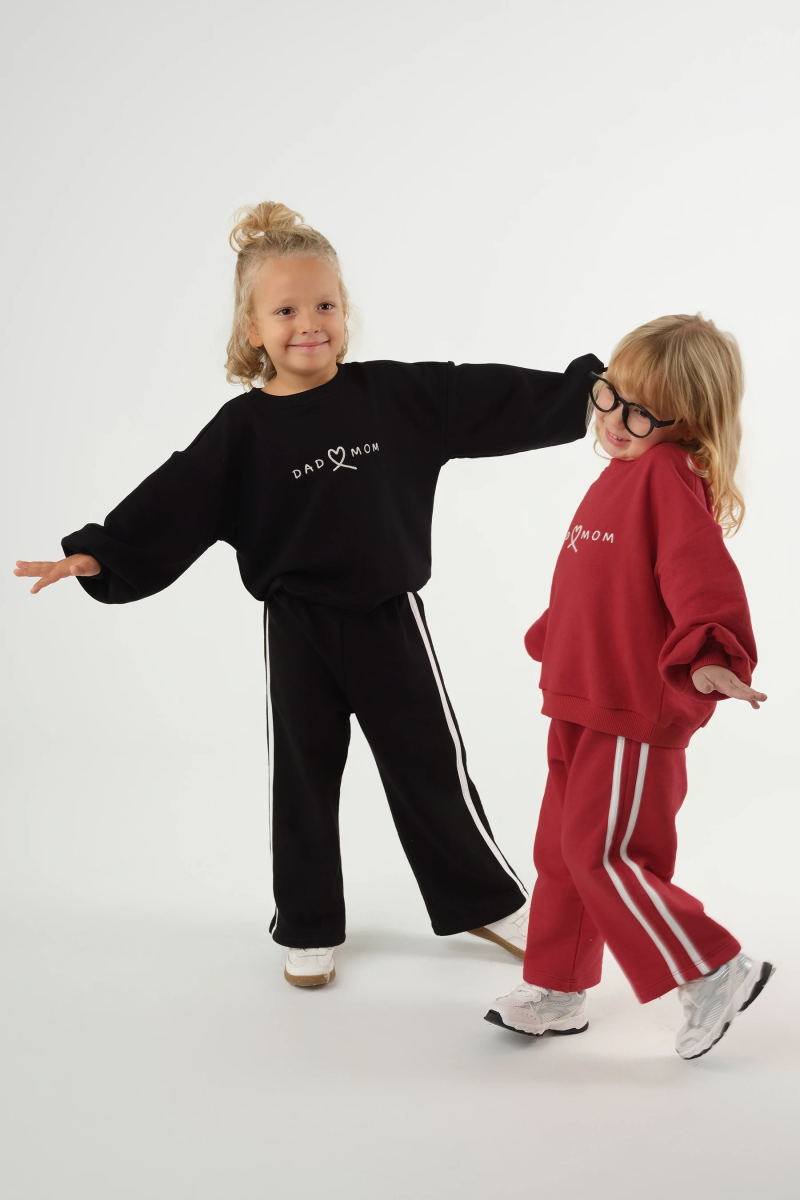 Dad-Mom Sweatshirt Siyah - 3