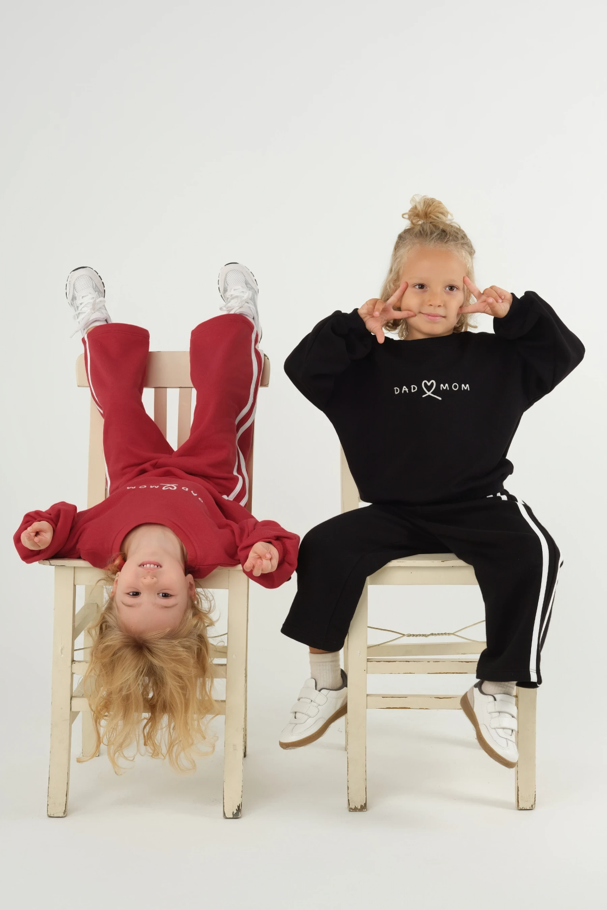 Dad-Mom Sweatshirt Siyah - 1