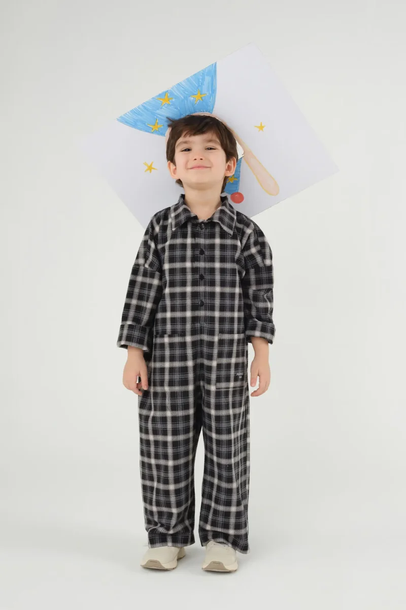 Ekose Torba Cepli Tulum Siyah - 1