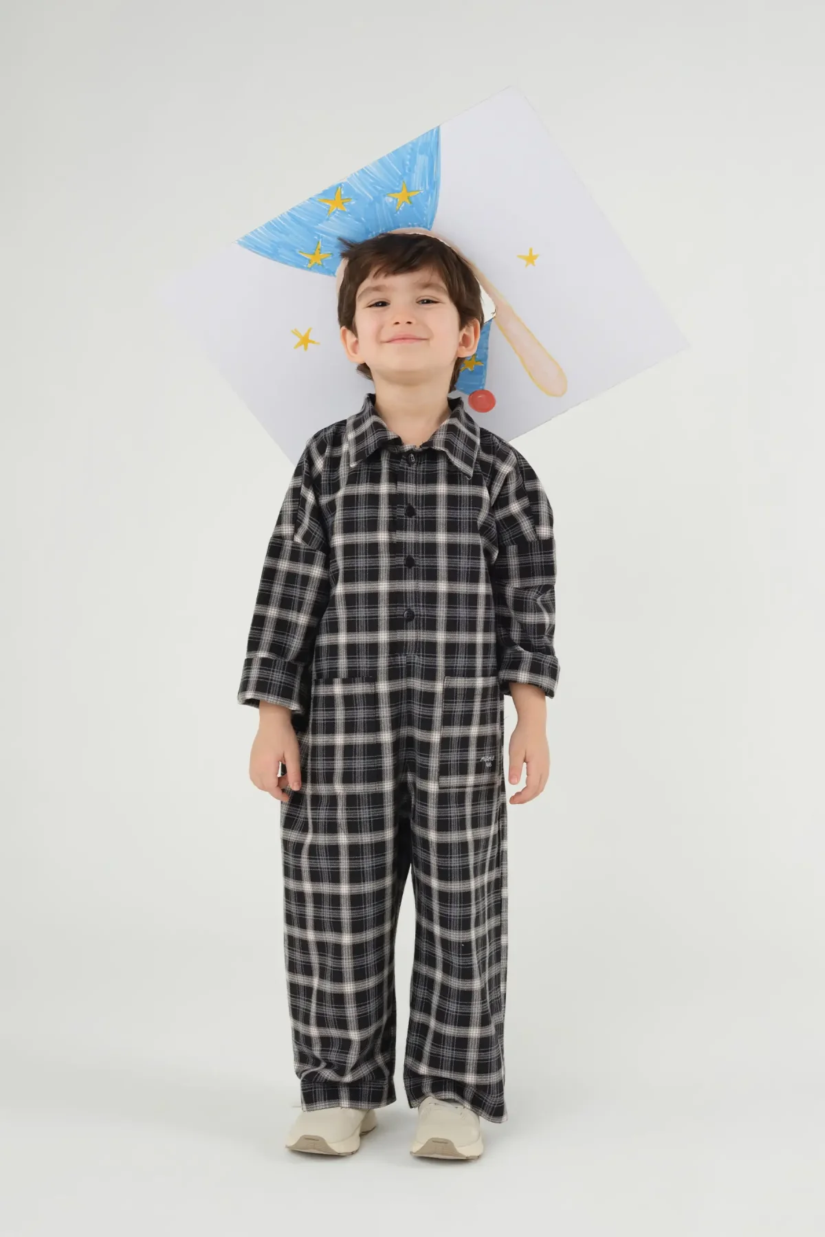 Ekose Torba Cepli Tulum Siyah - 1