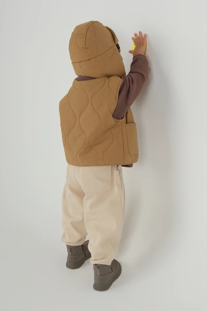 Kapitone Pilot Şapka Camel - 3