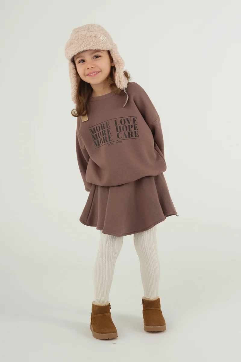 Kloş Etek Kahve - 4