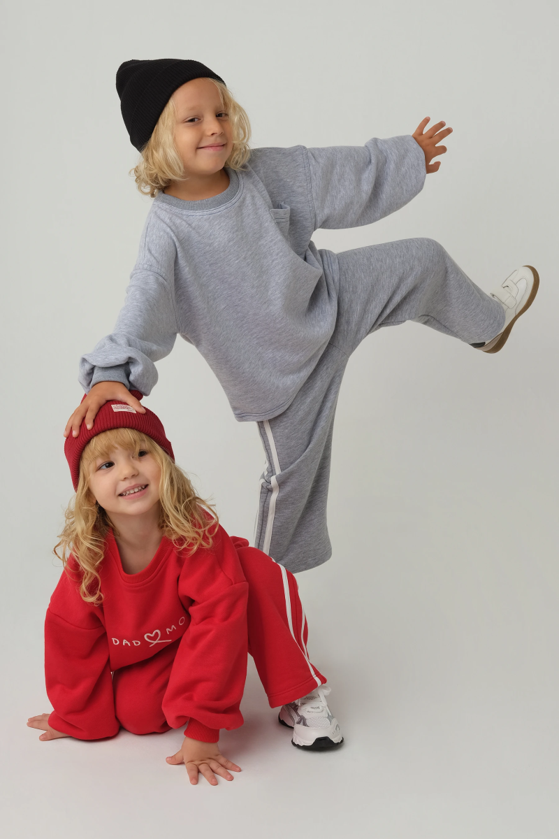 Mavi Dikişli Sweatshirt - 1