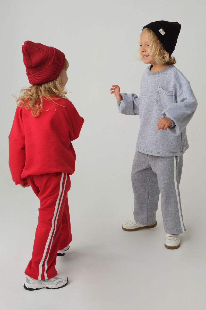 Mavi Dikişli Sweatshirt - 4