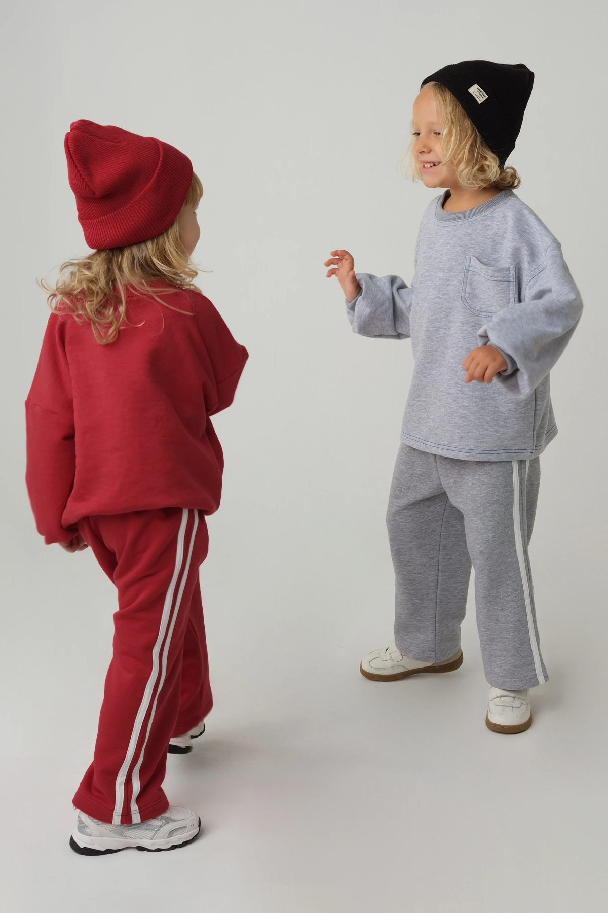 Mavi Dikişli Sweatshirt - 4