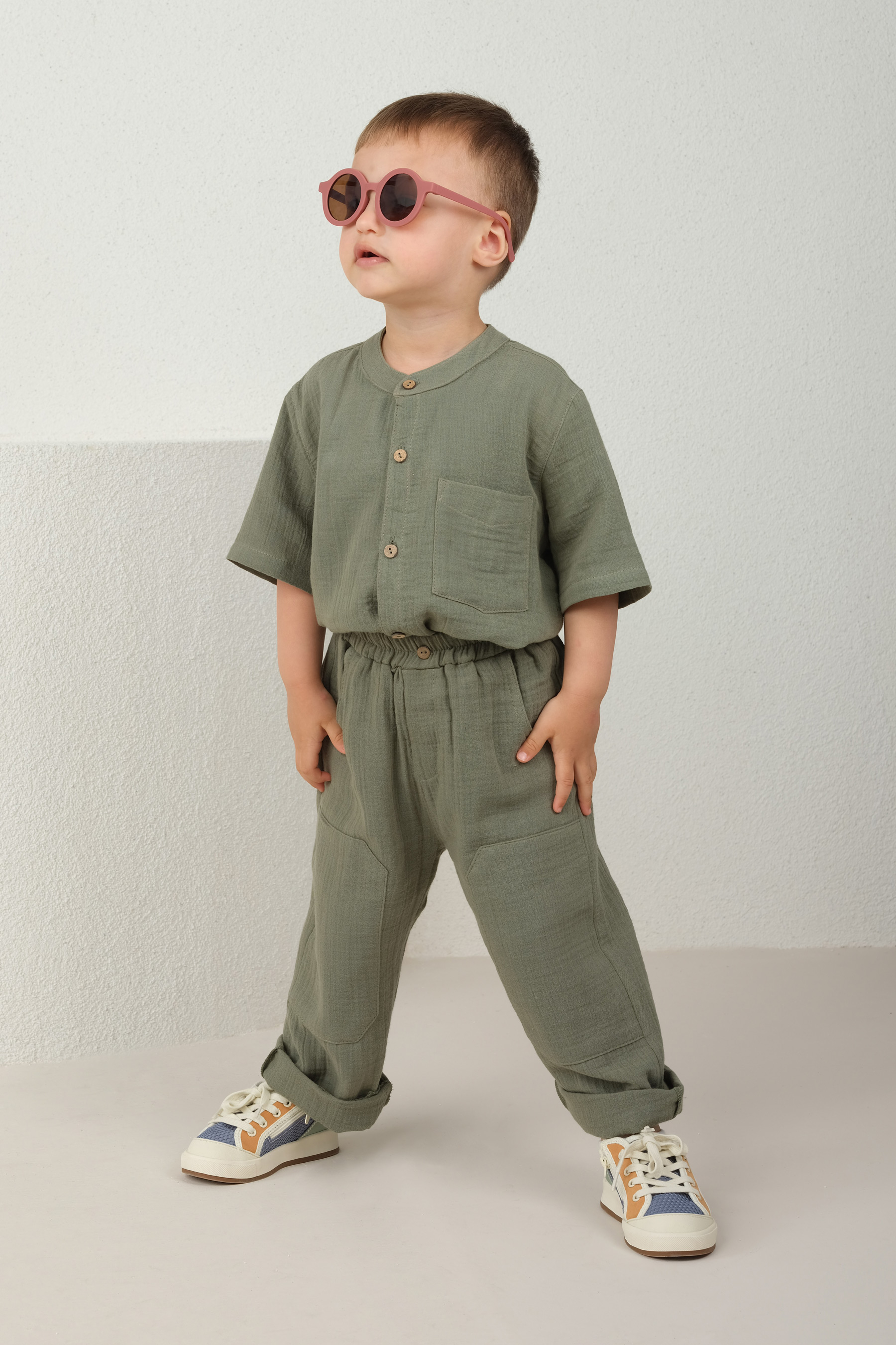 Müslin Gömlek Çağla - Mioma Kids
