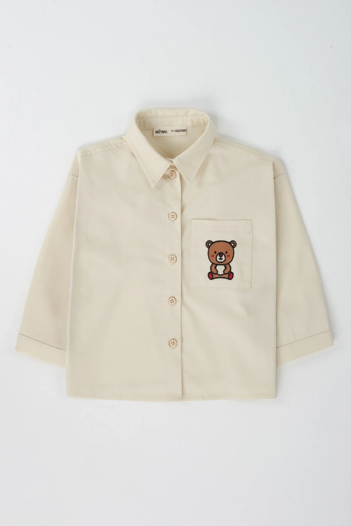 Nakışlı Gömlek Kemik - 4