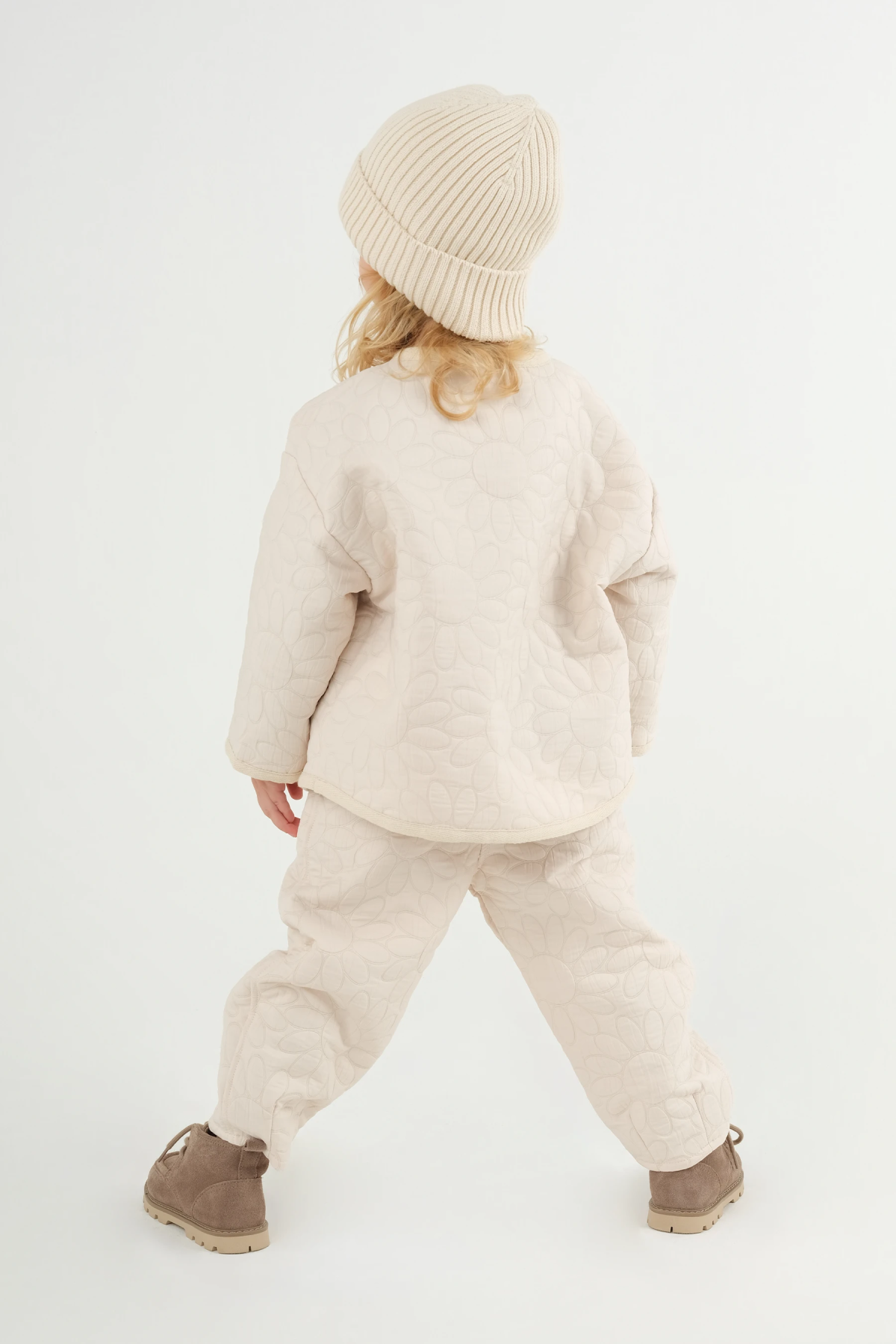 Oversize Biyeli Ceket Bej - 3