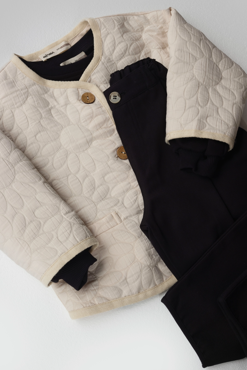 Oversize Biyeli Ceket Bej - 6