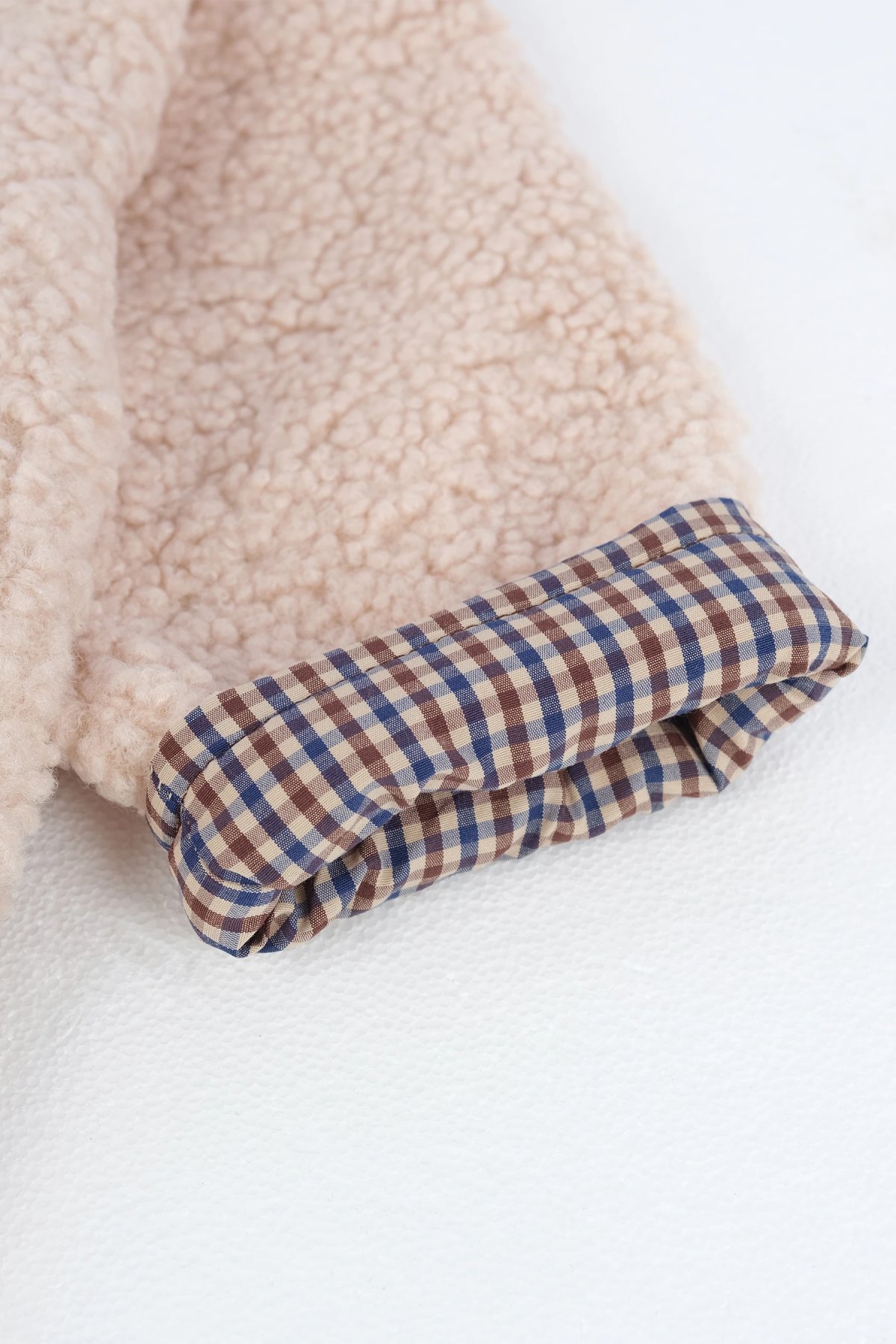 Peluş Ceket Bej - 3