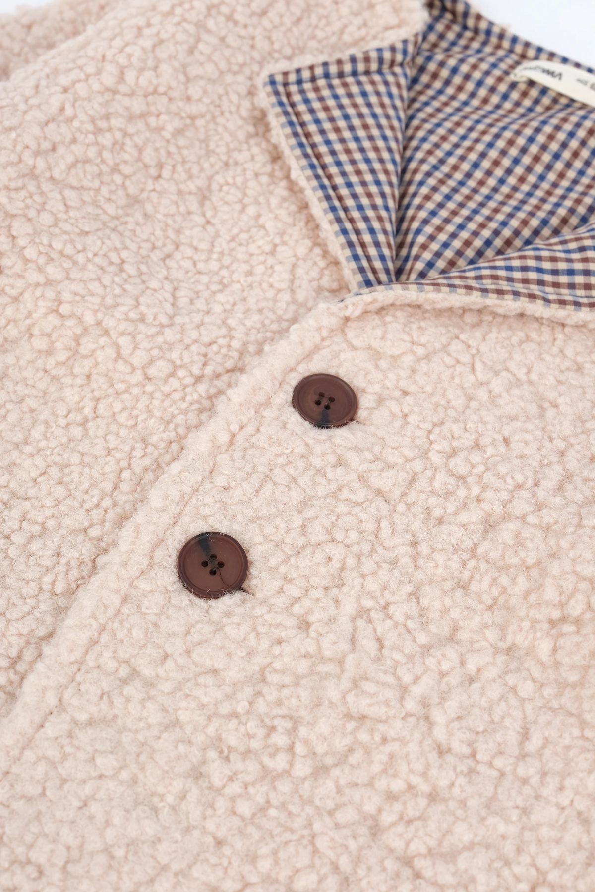 Peluş Ceket Bej - 2