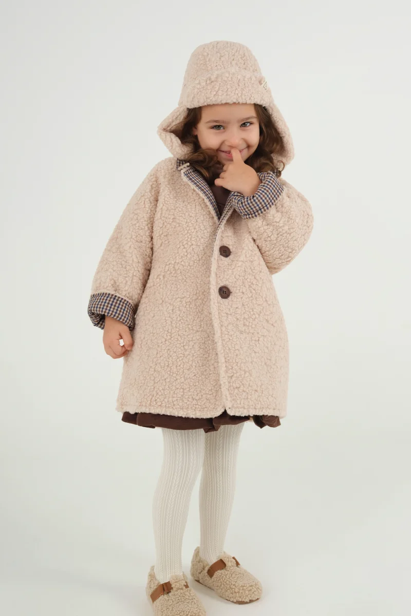 Peluş Ceket Bej - Mioma Kids (1)