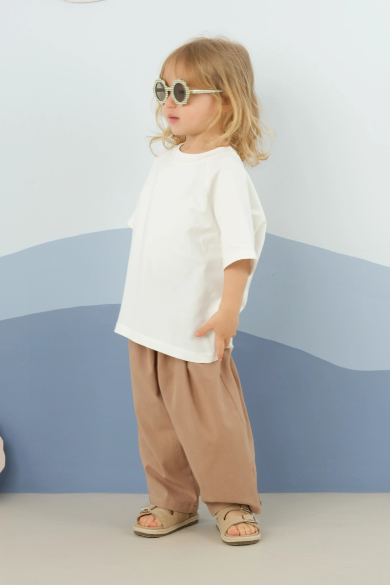Reglan Kol Baskılı Tişört Beyaz - 3