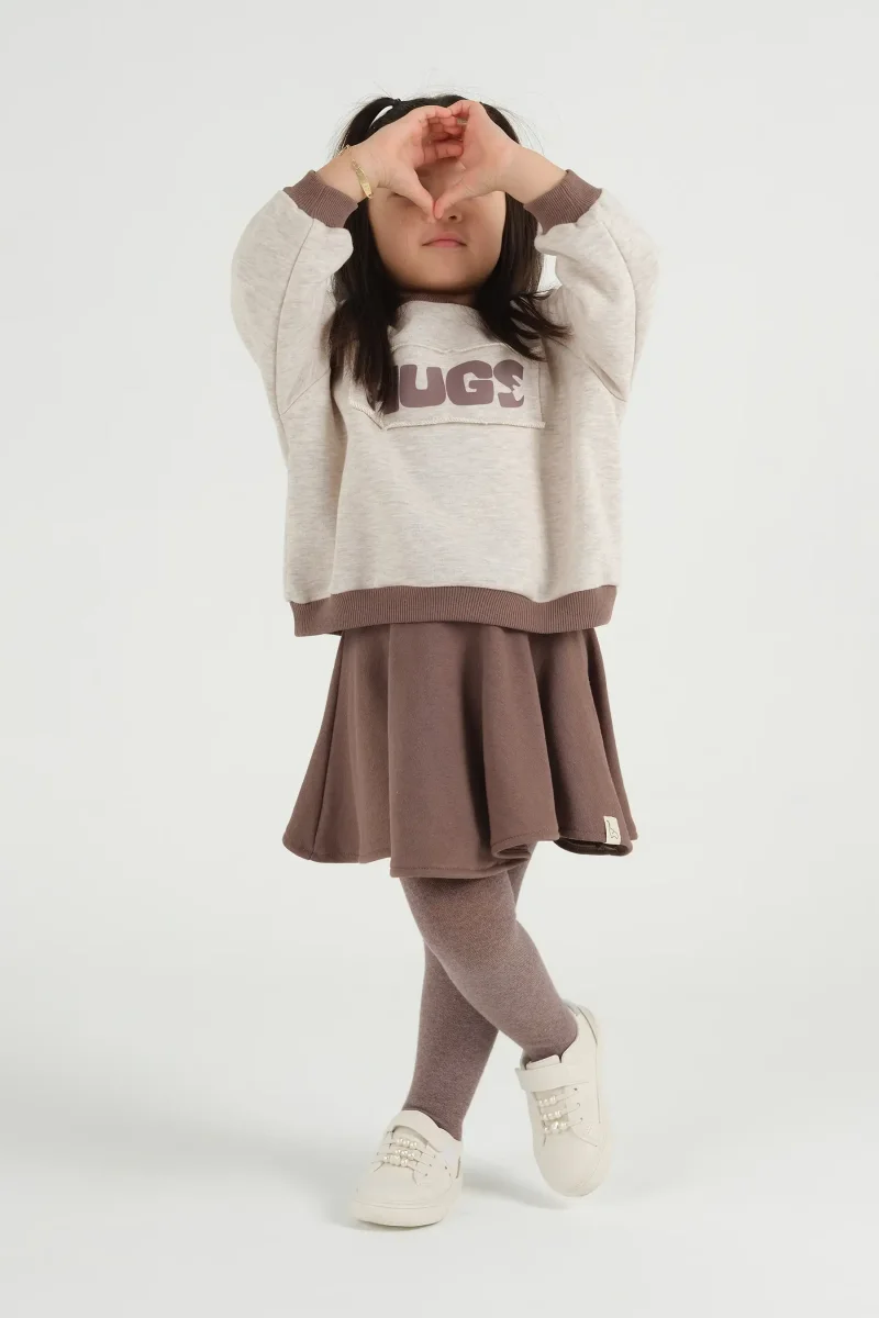 Reglan Kol Sweat Bej Hugs - 2