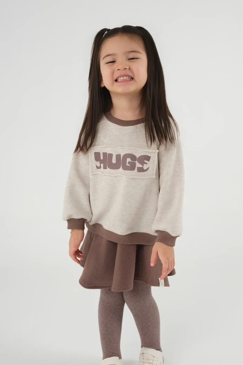 Reglan Kol Sweat Bej Hugs - 1