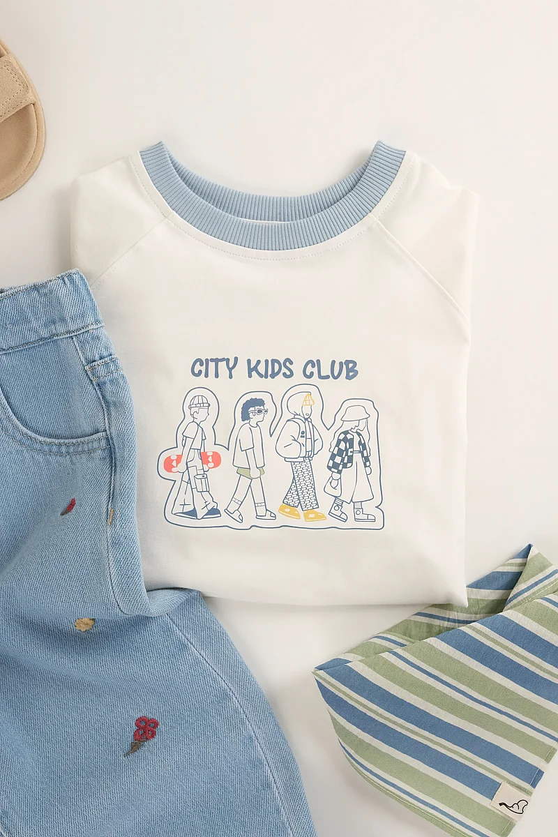 Reglan Kol Tişört City Kids Club - 5