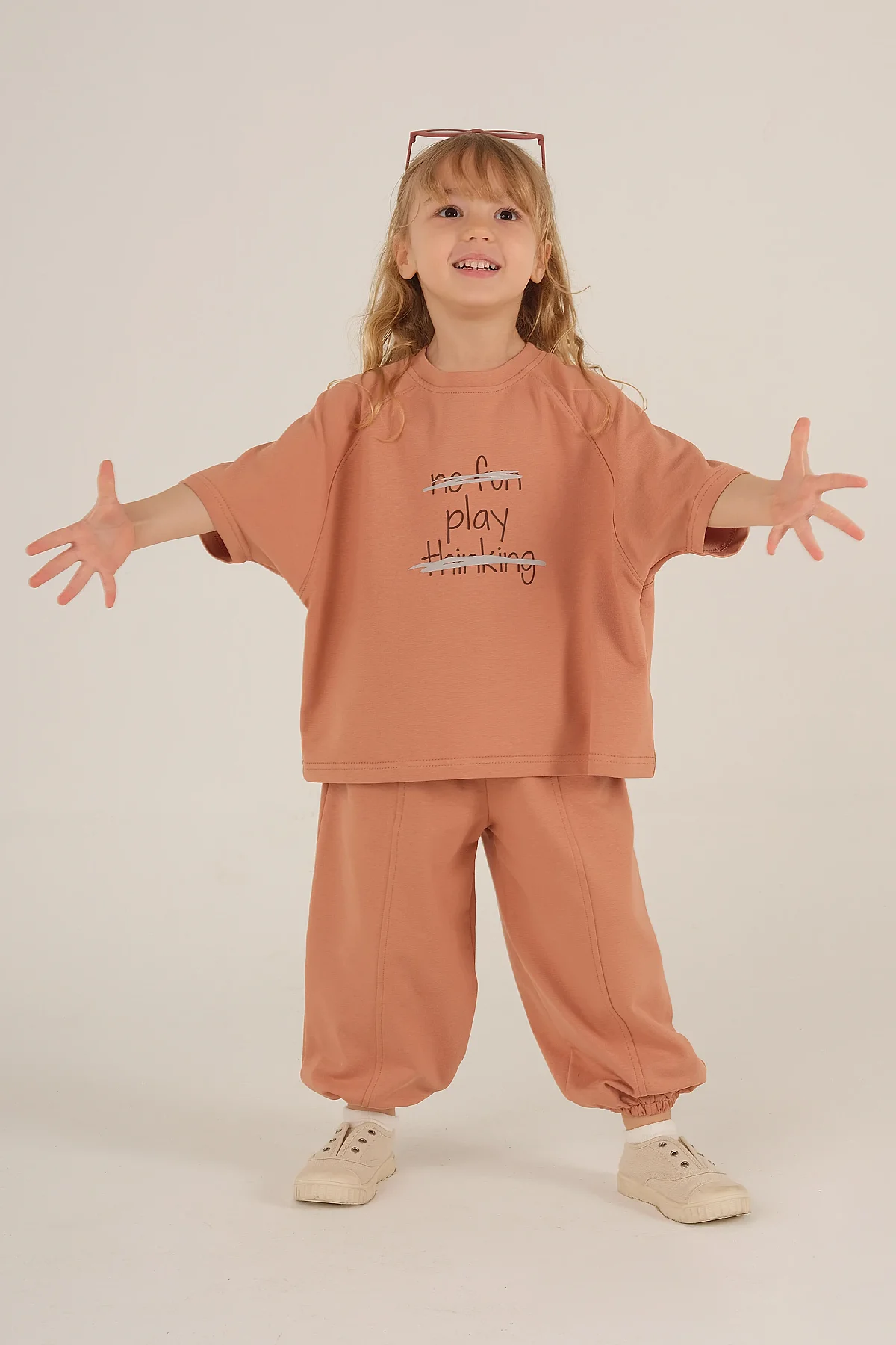 Reglan Kol Tişört Somon - 3